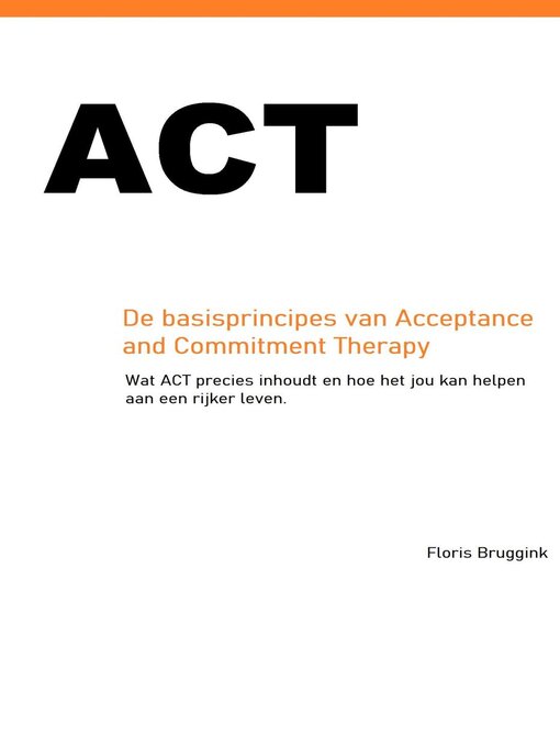 Title details for ACT by Floris Bruggink - Available